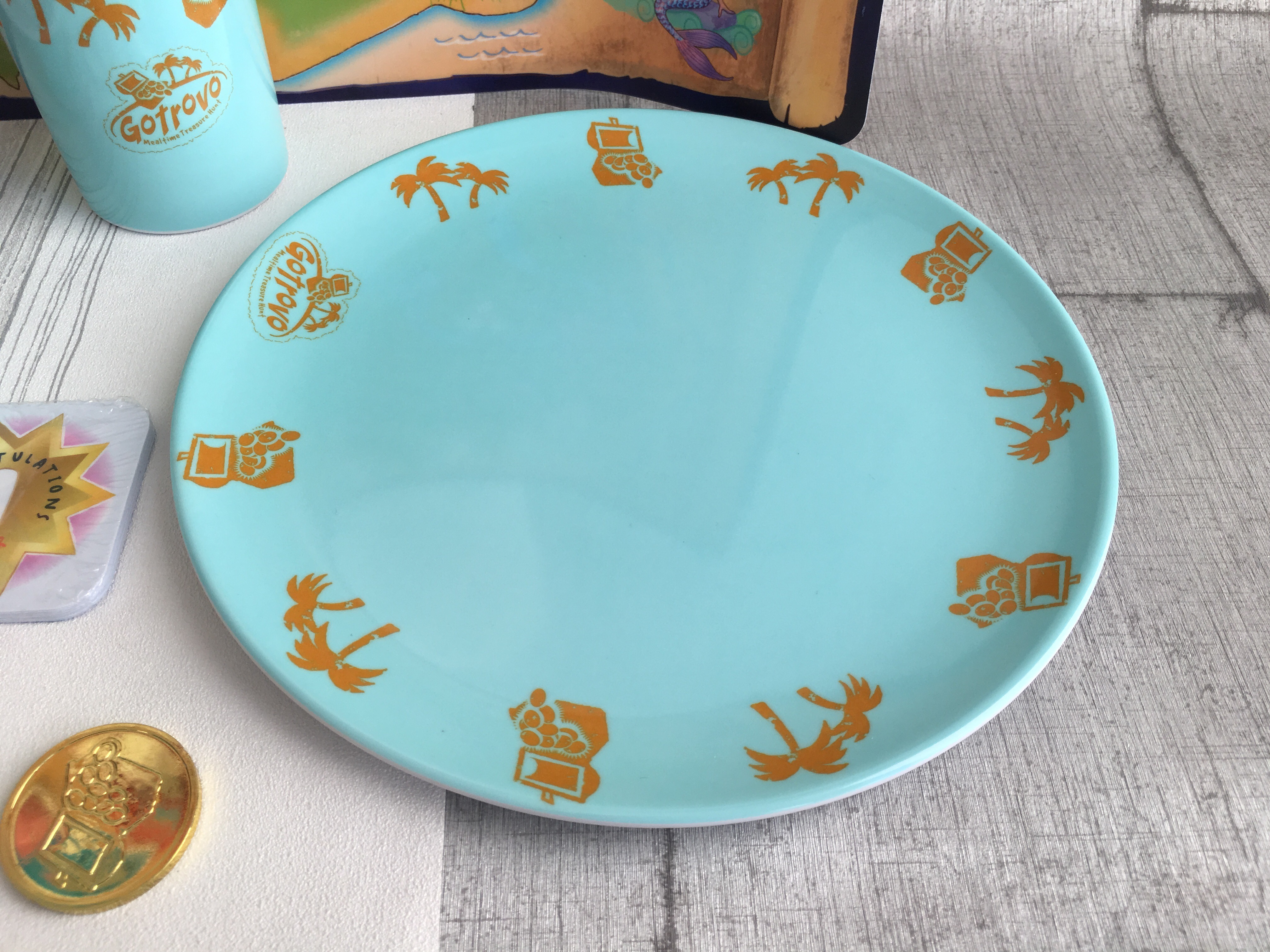 Gotrovo Mealtime Treasure Hunt Plate