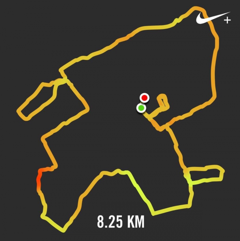 Running route 8km